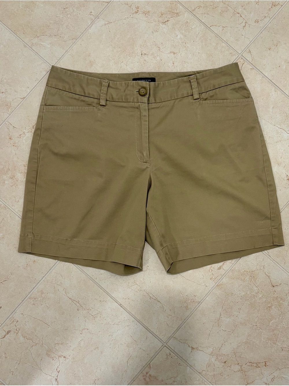 Lands’ End Women’s Chino Shorts | Size 10 | Fit 2